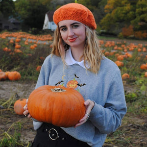 pumpkin beret